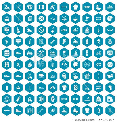 100 sport life icons sapphirine violet 36989507