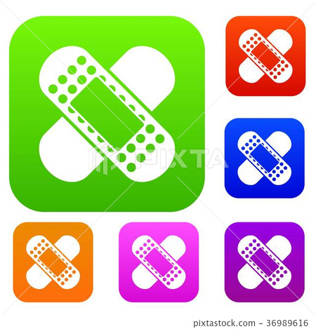 Medical patch set collection - Stock Illustration [36989616] - PIXTA