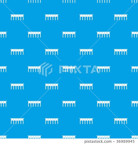 Bridge pattern seamless blue Bridge pattern seamless blue 36989945