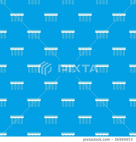 Bridge pattern seamless blue - Stock Illustration [36989953] - PIXTA