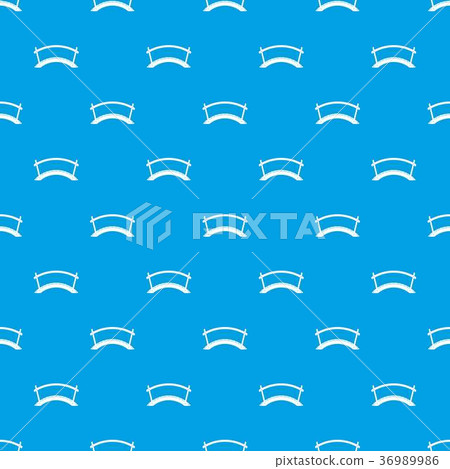 Bridge pattern seamless blue - Stock Illustration [36989986] - PIXTA