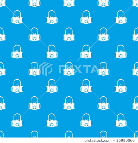 Respirator pattern seamless blue Respirator pattern seamless blue 36990066