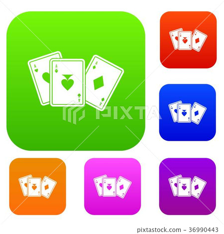 Playing cards set collection Playing cards set collection 36990443