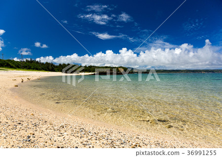 Clear sea on the southern island Uppama beach 36991255