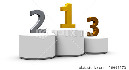 White cylinder podium #3 White cylinder podium #3 36993370