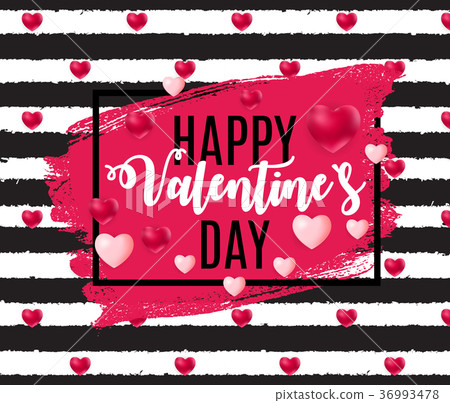 Valentines Day Sale, Discount Card. Vector Valentines Day Sale, Discount Card. Vector 36993478