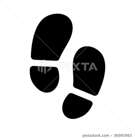 腳步步驟圖標 腳步步驟圖標 36993983