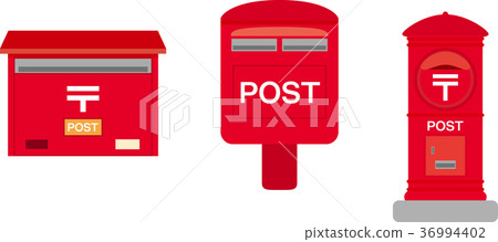 Three postal post illustrations 36994402