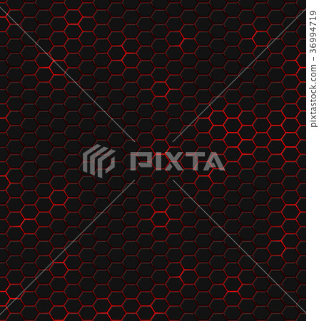 Hexagonal Pattern. Hexagons Structure, Geometric 36994719