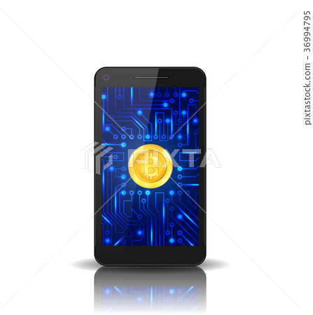 Bit-coin, BTC, Bit Coin, Crypto Currency, Concept 36994795