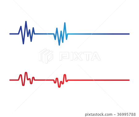 Art design heartbeat pulse Art design heartbeat pulse 36995788