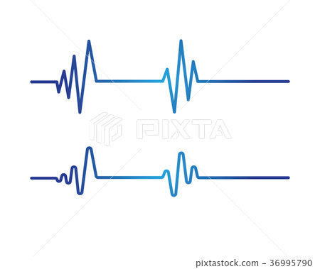 Art design heartbeat pulse Art design heartbeat pulse 36995790