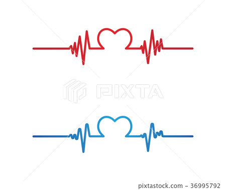 Art design heartbeat pulse Art design heartbeat pulse 36995792
