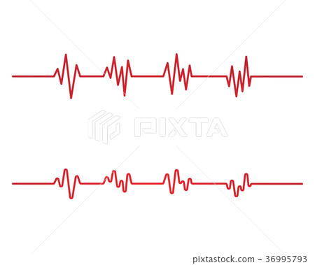 Art design heartbeat pulse Art design heartbeat pulse 36995793