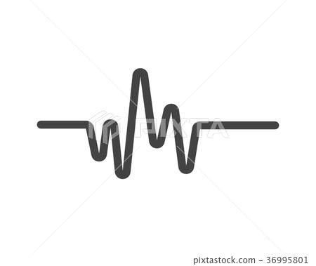 Art design heartbeat pulse 36995801