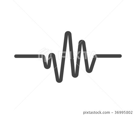 Art design heartbeat pulse 36995802