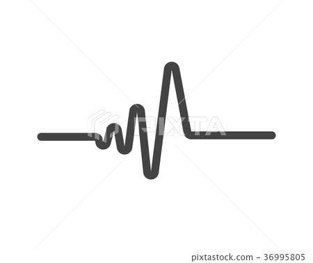 Art design heartbeat pulse 36995805