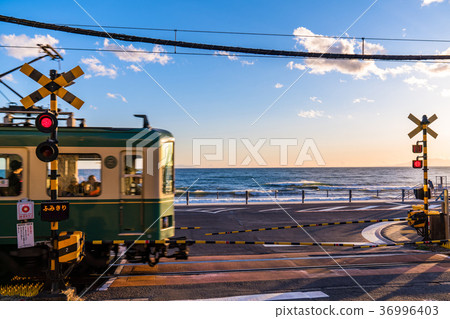 《神奈川縣》江之電・鎌倉高中交叉口《湘南》 36996403