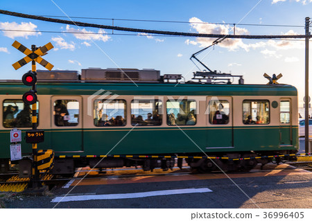 《Kanagawa Prefecture》Enoden/Kamakura High School Crossing 《Shonan》 36996405