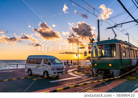 《神奈川縣》江之電・鎌倉高中交叉口《湘南》 36996410