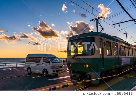 《Kanagawa Prefecture》Enoden/Kamakura High School Crossing 《Shonan》 36996411