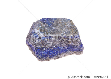 Stone lazulite, rock of lapis lazuli, isolated 36996651