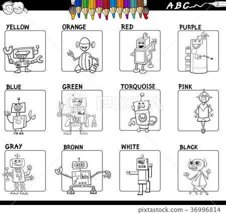 educational basic colors set coloring book educational basic colors set coloring book 36996814