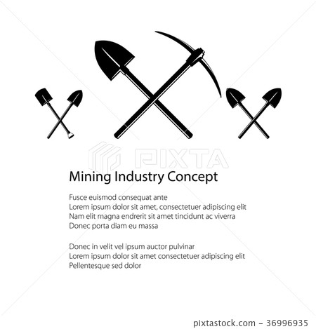 Mining Industry and Construction Concept Mining Industry and Construction Concept 36996935