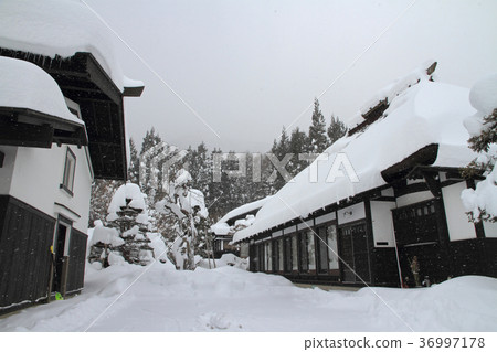白馬村的冬季Minamikami城堡 36997178