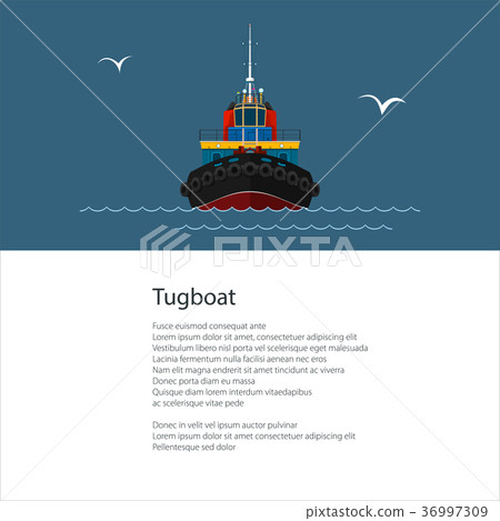 Poster with Tow Boat Poster with Tow Boat 36997309