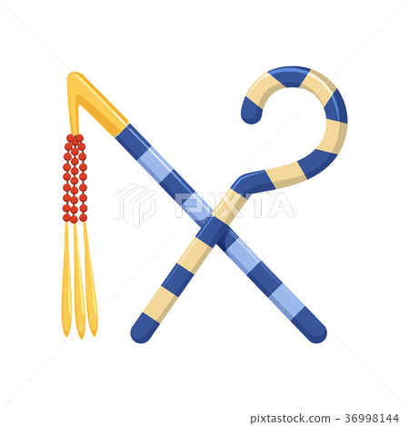 Rod and Whip, Egyptian ancient symbols of power Rod and Whip, Egyptian ancient symbols of power 36998144