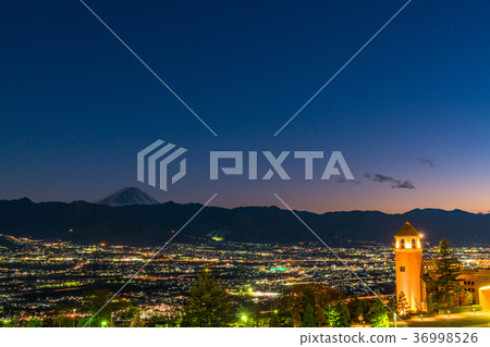 【山梨縣】笛吹川水果公園夜景,新日本三大夜景 【山梨縣】笛吹川水果公園夜景,新日本三大夜景 36998526