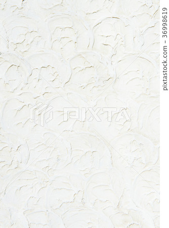 Coated wall of plaster 36998619