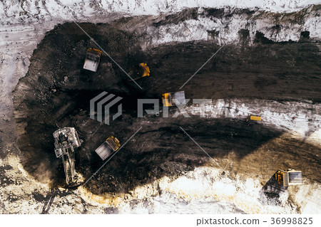 coal mining open pit coal mining open pit 36998825