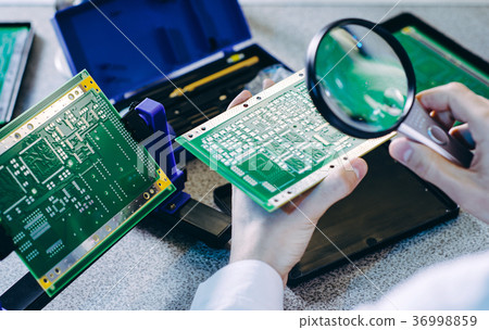 microchip production factory microchip production factory 36998859