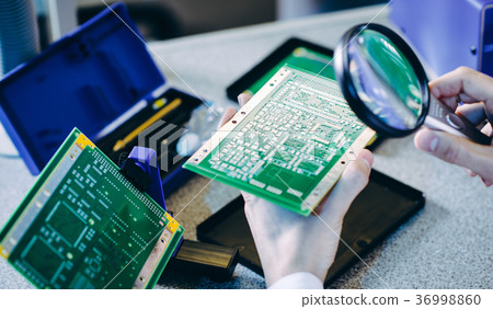 microchip production factory microchip production factory 36998860