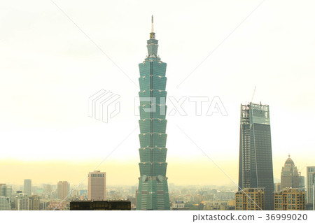 Taipei 101 the tallest building view of elephant Taipei 101 the tallest building view of elephant 36999020