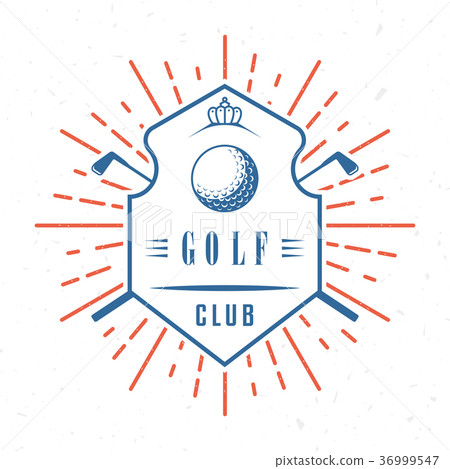 Vector Retro Illustration of Golf Badge Vector Retro Illustration of Golf Badge 36999547