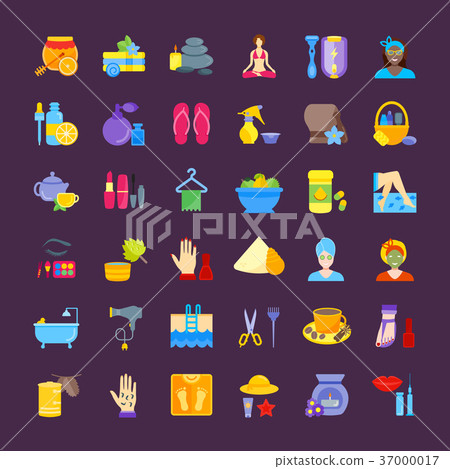 Set of Health and Beauty Elements Set of Health and Beauty Elements 37000017