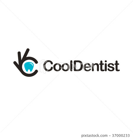 Tooth icon. Ok symbol, Okay vector logo, high 37000233