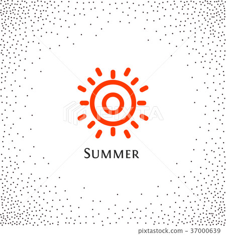 Isolated abstract round shape orange color logo - Stock Illustration ...