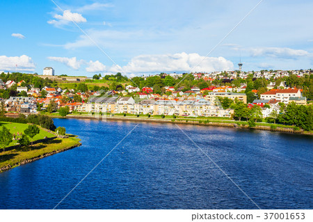 Trondheim aerial panoramic view Trondheim aerial panoramic view 37001653