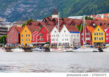 Bryggen dock in Bergen 37003473