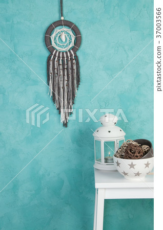 Beige brown dream catcher 37003566
