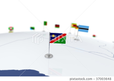Namibia flag 37003648