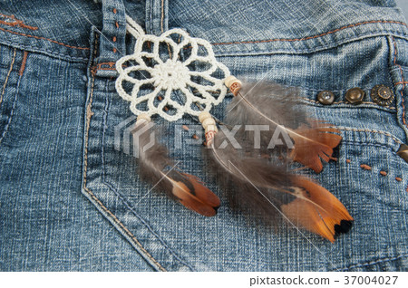 Dream catcher on pocket Dream catcher on pocket 37004027