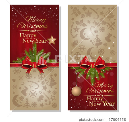 Red Christmas background Red Christmas background 37004558
