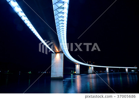 Ushibuka Haiya Ohashi Light Up Amakusa City, Kumamoto Prefecture Ushibuka Haiya Ohashi Light Up Amakusa City, Kumamoto Prefecture 37005686