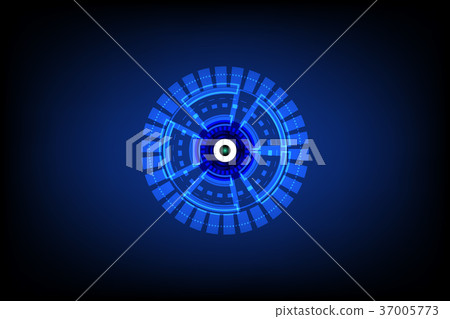 abstract future circle technology concept - Stock Illustration ...