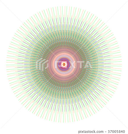 pointed line circles round  random concentric 37005840